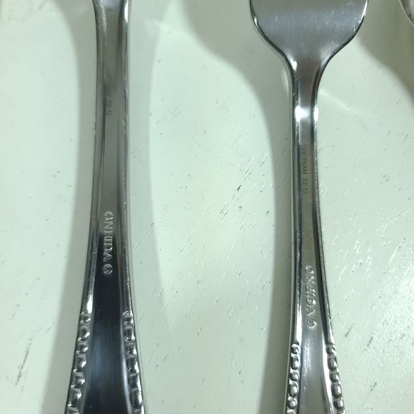 Oneida Pebblebrook Silverware Single Set Of Five Pices - Picture 6 of 8